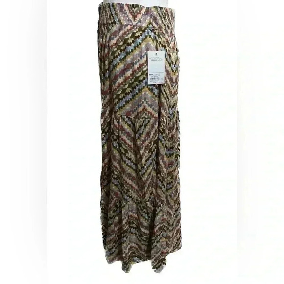 NWT Sonoma multicolor maxi skirt with button detail large - Picture 3 of 7